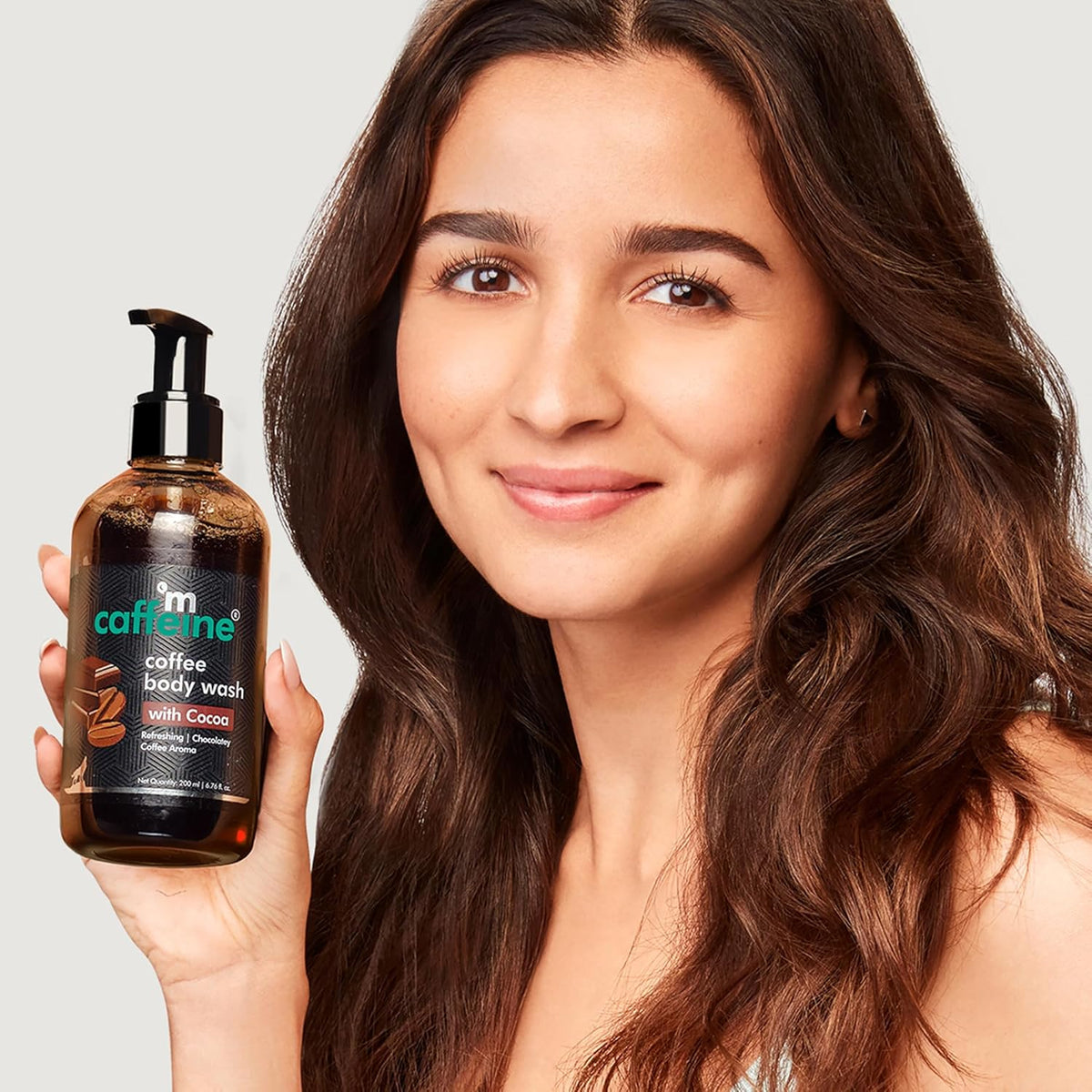 mCaffeine Coffee Body Wash with Cocoa for Refreshed & Moisturized Skin | Grocsy