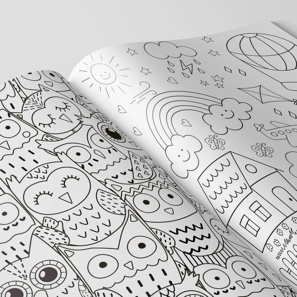Doodle Colouring For Kids - Blue Edition : Kids Colouring Book, Colouring Book For Toddlers, Fun Learning Colouring Book, Colouring Book For Young Learners | Grocsy