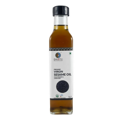Dhatu Organics & Naturals Virgin Sesame Oil | Grocsy