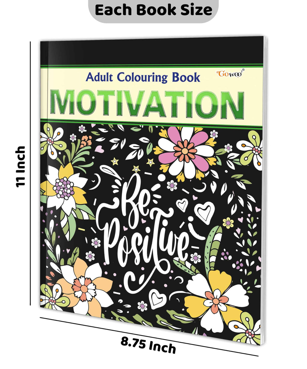 Motivation - Adult Colouring Book : Fun Colouring For Kids And Adults, Creative Coloring Book, Mindfulness Coloring Book, Relaxing Coloring Book | Grocsy