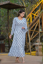 Juniper Women's Women Beautiful Grey Checked Tiered Dress | Grocsy