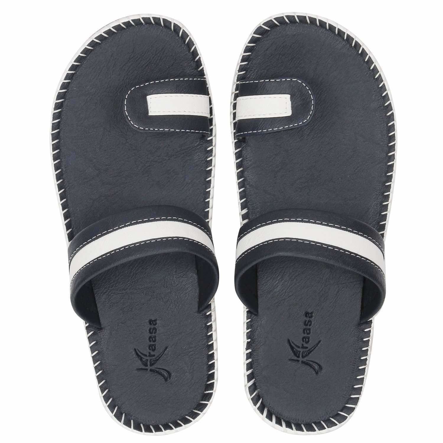 Men's Leather Slippers | Grocsy