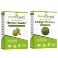 Attar Ayurveda Henna Powder, Indigo Powder Combo Pack | Grocsy