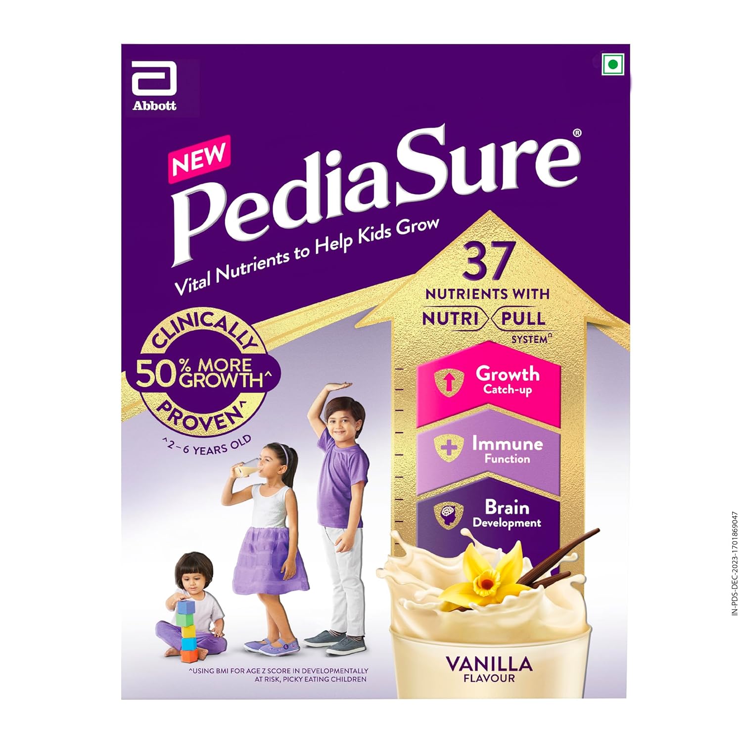 PediaSure Health and Nutrition Drink Powder for Kids Growth (Vanilla) | Grocsy