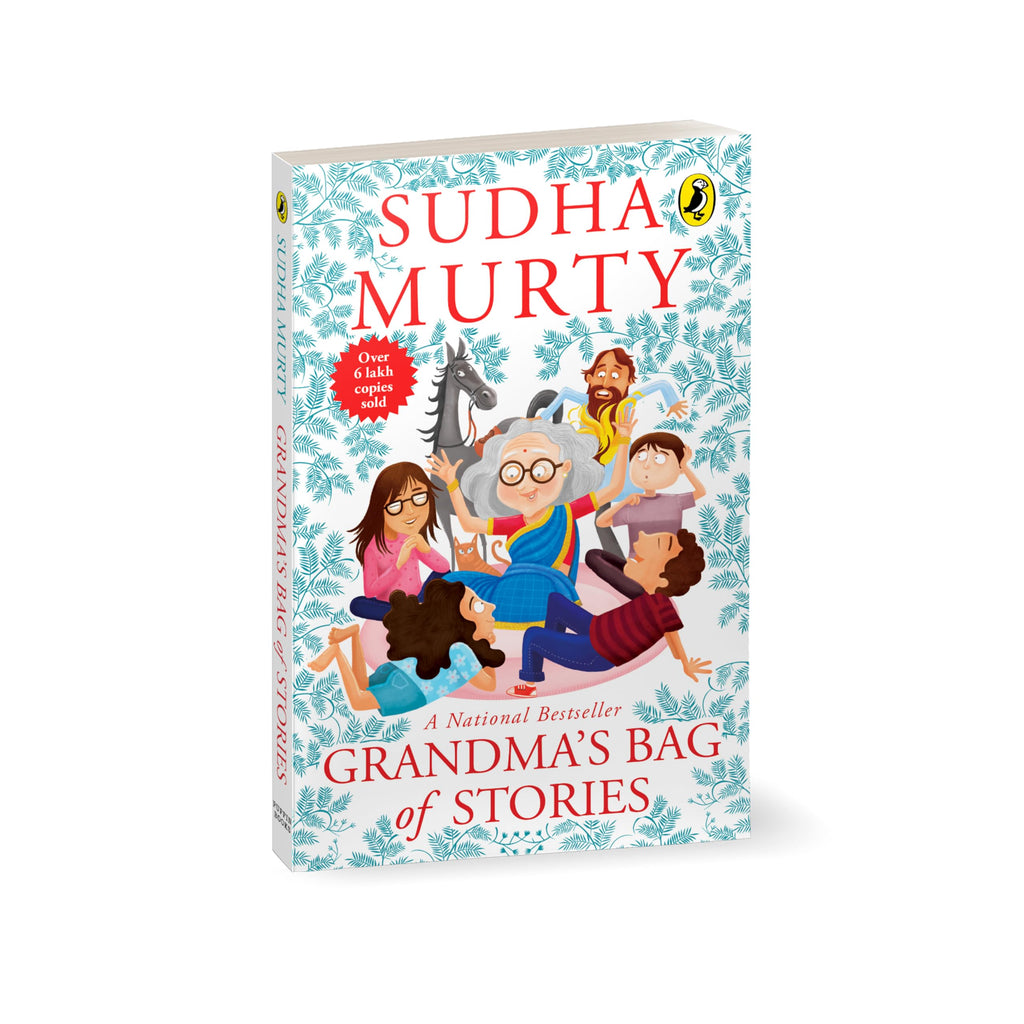 Grandma's Bag Of Stories: Collection of 20+ Illustrated short stories, traditional Indian folk tales by Sudha Murty | Grocsy