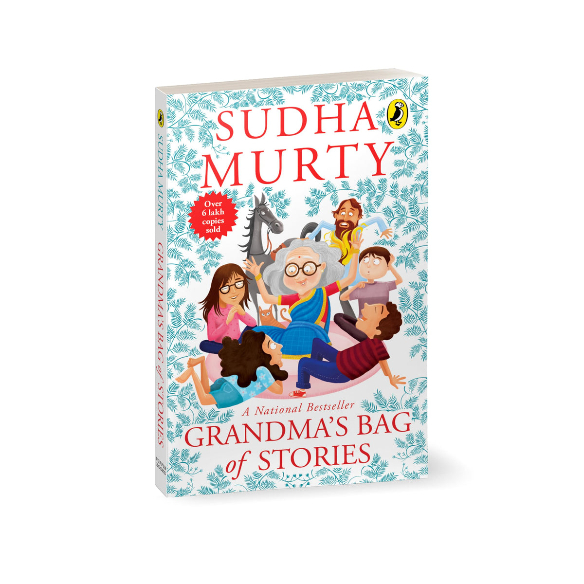 Grandma's Bag Of Stories: Collection of 20+ Illustrated short stories, traditional Indian folk tales by Sudha Murty | Grocsy