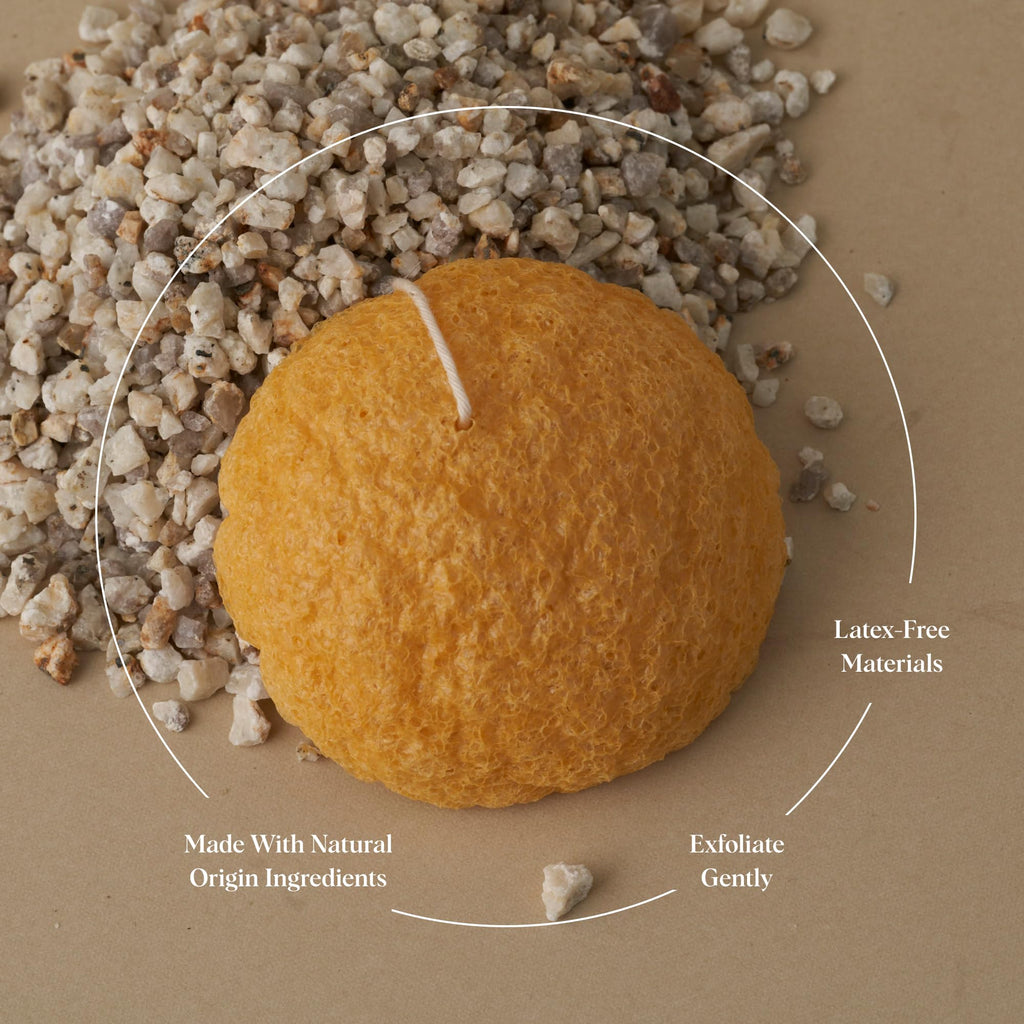 ILEM JAPAN Natural Japanese Konjac Sponge Face | Grocsy