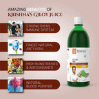 Krishna's Herbal & Ayurveda Giloy Juice / Geloy Swaras Immunity Booster | Grocsy