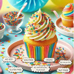 Confect Rainbow Sprinkles for Decoration 03 | Grocsy