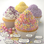 Confect Rainbow Sprinkles for Decoration 02 | Grocsy