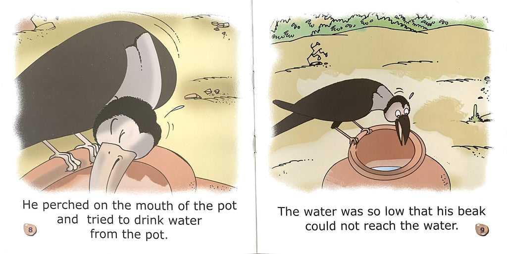 The Thirsty Crow.-6. | Grocsy