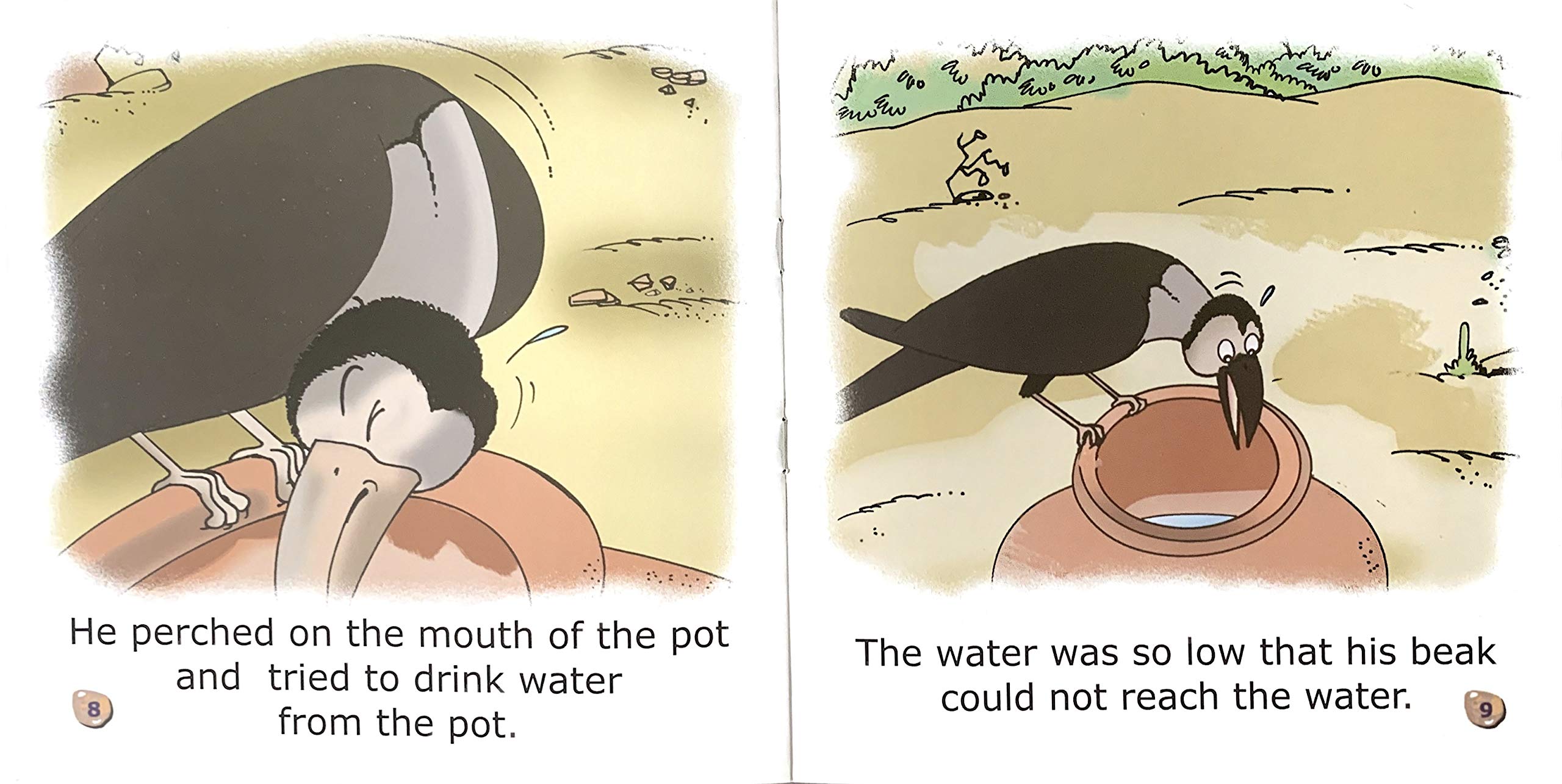The Thirsty Crow.-6. | Grocsy