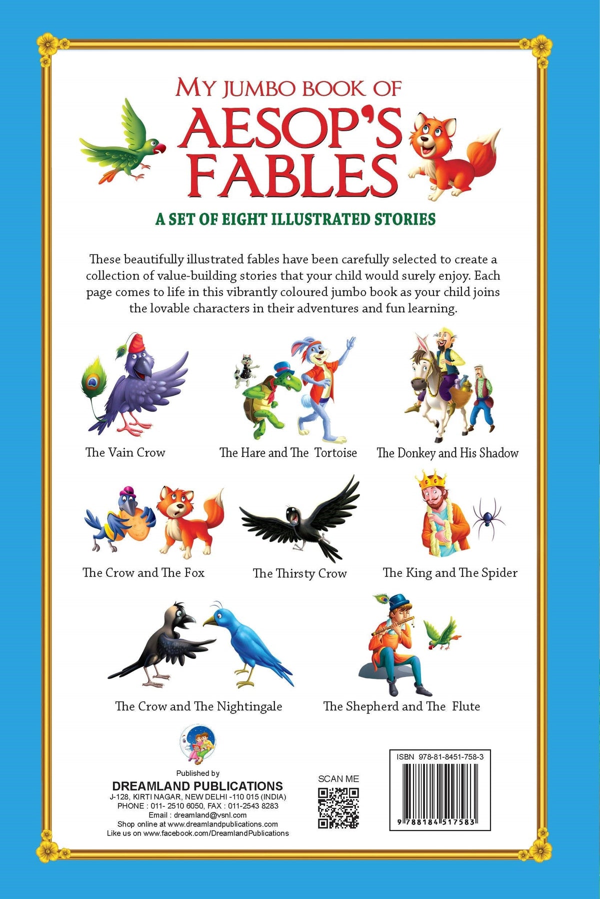 Dreamland My Jumbo Book Of Aesop's Fables | Grocsy