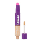 Swiss Beauty Craze Twosome Face Stick 2-In-1 Beauty Wand Concealer and Blush - 2 Light - Rose | Grocsy