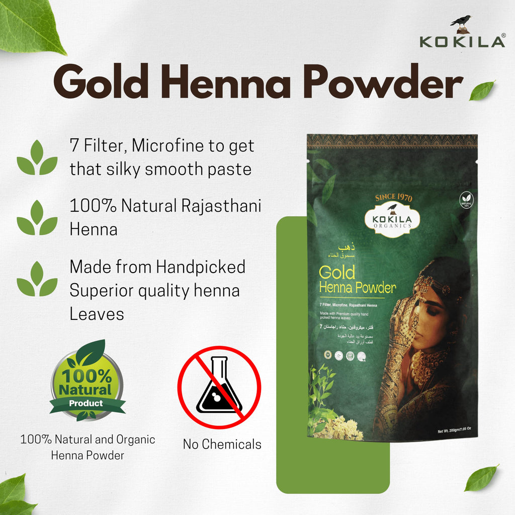 Kokila Henna Natural Powder | Grocsy