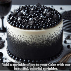 Confect Black | Sprinkles Bottle for Decoration Bottle | Grocsy