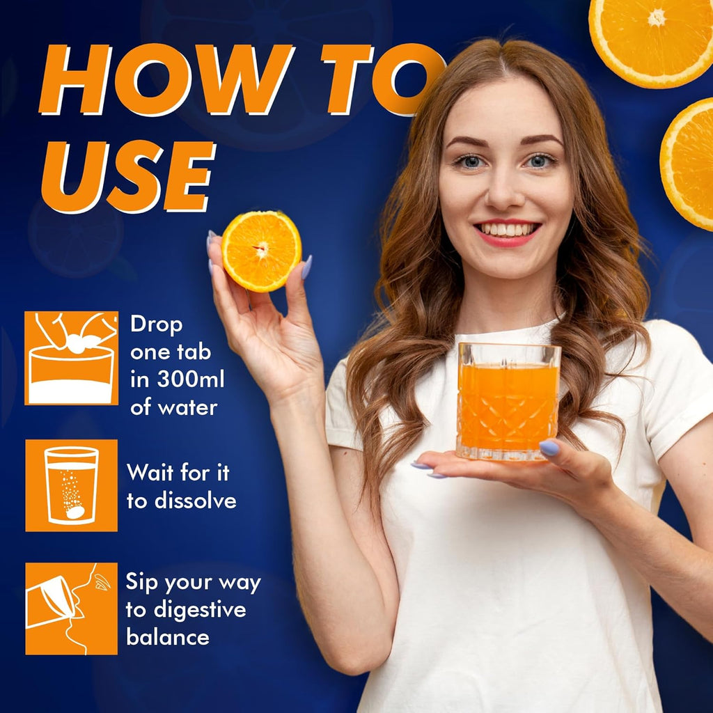 BOOSTIQ Electrolytes Effervescent Tablets - Orange Flavour | Grocsy
