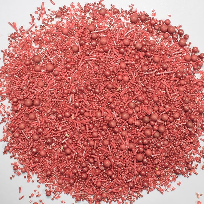 Confect Ruby Red | Sprinkles Bottle for Decoration Bottle | Grocsy