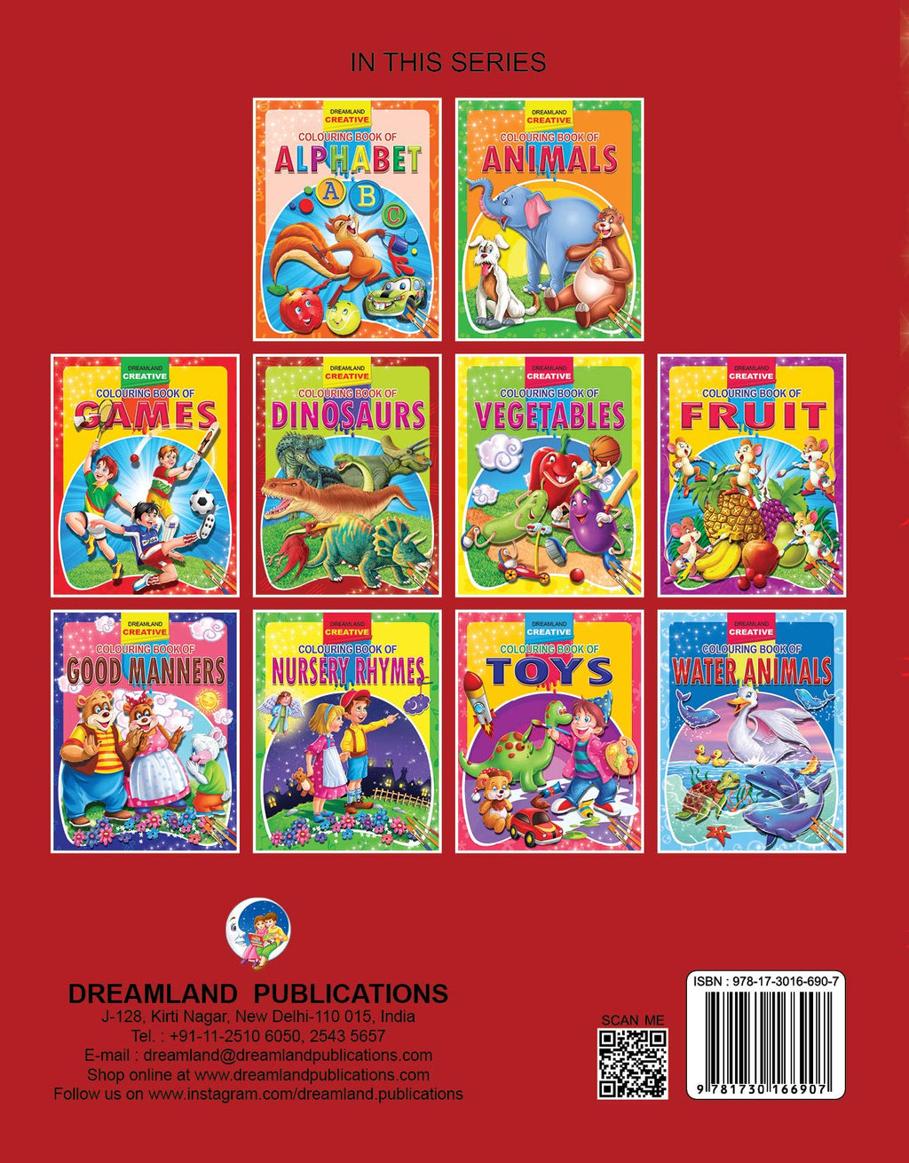 Dreamland Creative Colouring Book - Dinosaurs | Grocsy