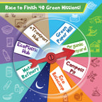 Imagimake Rescue Quest–Green Champions | Spin, Discover & Rescue Green Missions | Educational Fun Board Games for Friends & Family Night |Travel-Friendly Indoor Game |Gift for Kids Ages 5,6,7,8,9,10 | Grocsy