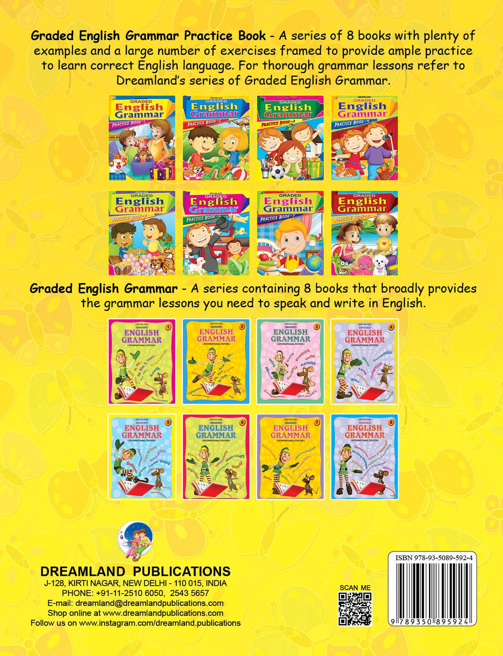 Dreamland Graded English Grammar Practice Book - 6 | Grocsy