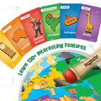 Imagimake Mapology Hidden Quest World Map Board Game | Magical Swipe & Reveal | Educational Toys for Ages 5-7 & 8-12 | Boys & Girls Toys Age 6-8 | Gifts for 10-Year-Old Boys | Grocsy