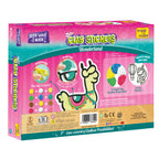 Imagimake Clay Stickers: Wonderland | No Mess Air Dry Foam Clay for Kids, 12 Clay Pouches, 8 Colors, 6 Unique DIY Stickers | Craft Supplies, Travel Toys | Birthday Gifts for Kids Ages 3 4 5 6 7 8 | Grocsy