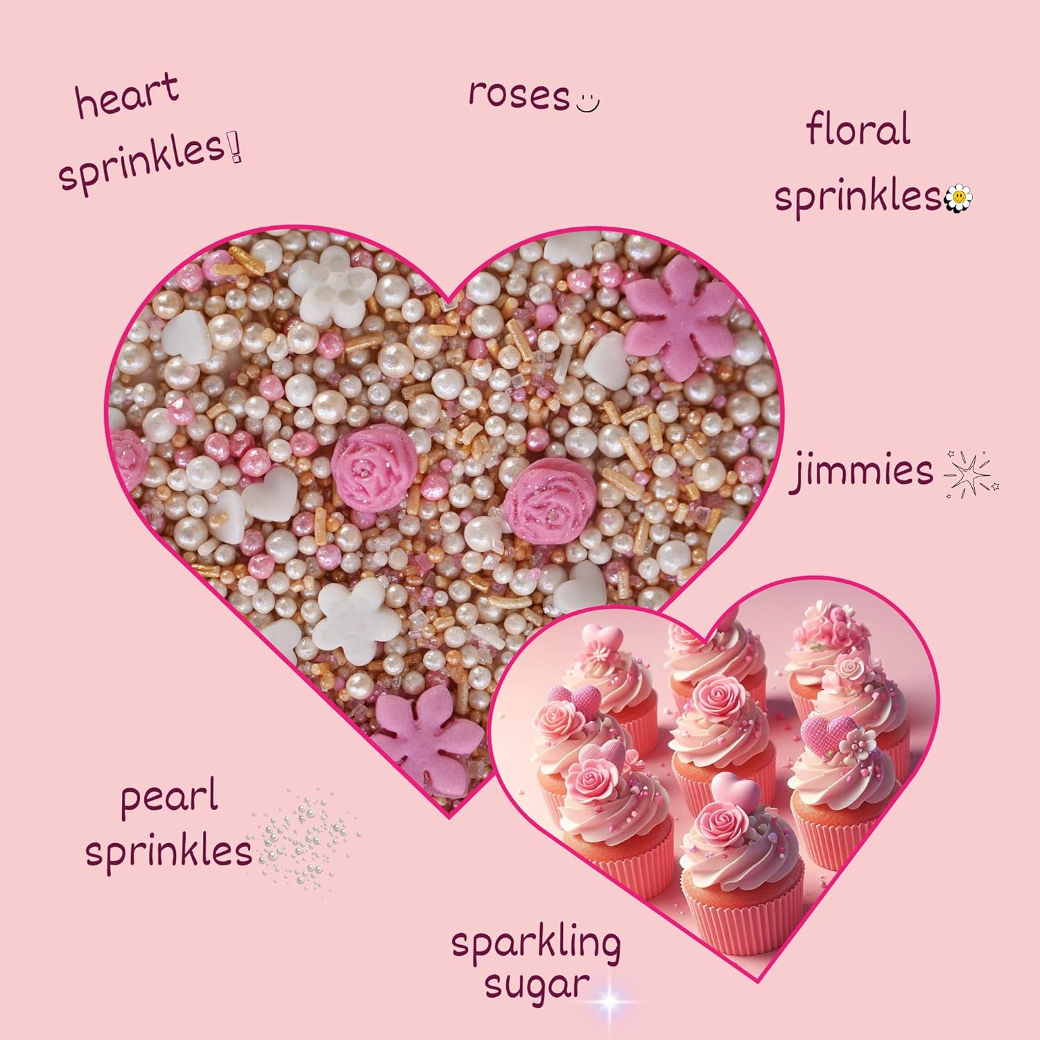 Confect Mother's Day Sprinkles for Decoration 02 | Grocsy