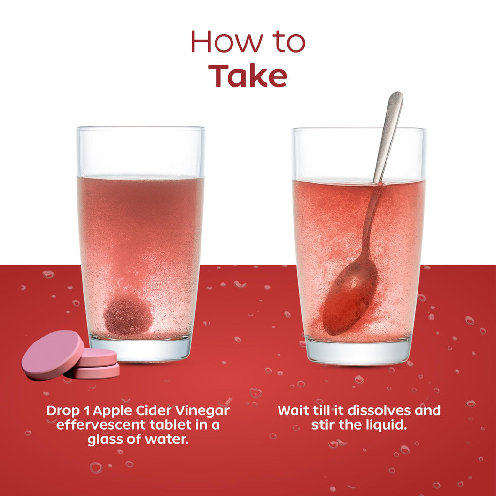 Arth Apple Cider Vinegar Effervescent Tablets | Grocsy