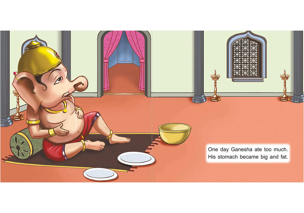 Scholars Hub Mythological Story Books For Kids- Readers Nook Series -Ganesha And The Moon-1, Krishna And The Fruit Seller-2, When Hanuman Tried To Eat Up The Sun -3 (Set Of 3 Books) (For Ages 3+) (Illustrated) |48 Pages| Single Line Storybook For Kids | Grocsy