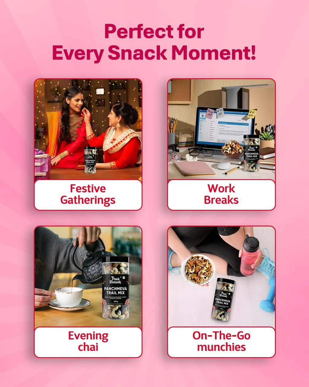 True Elements Panchmeva Dry Fruits Mix | Grocsy