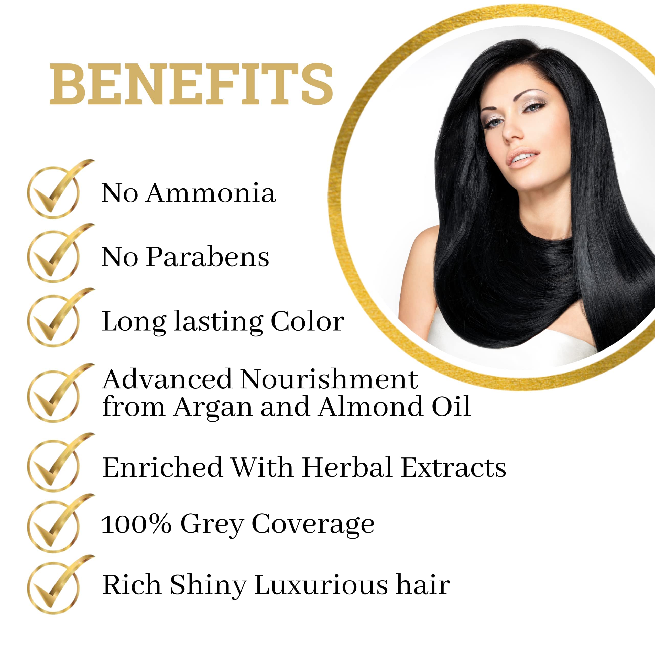 Kokila Shampoo For Men & Women, No Ammonia, No Paraben | Grocsy