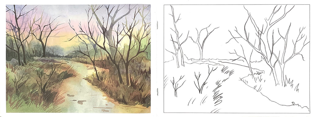 Best Scenery-In Water Colour Vol-1. | Grocsy
