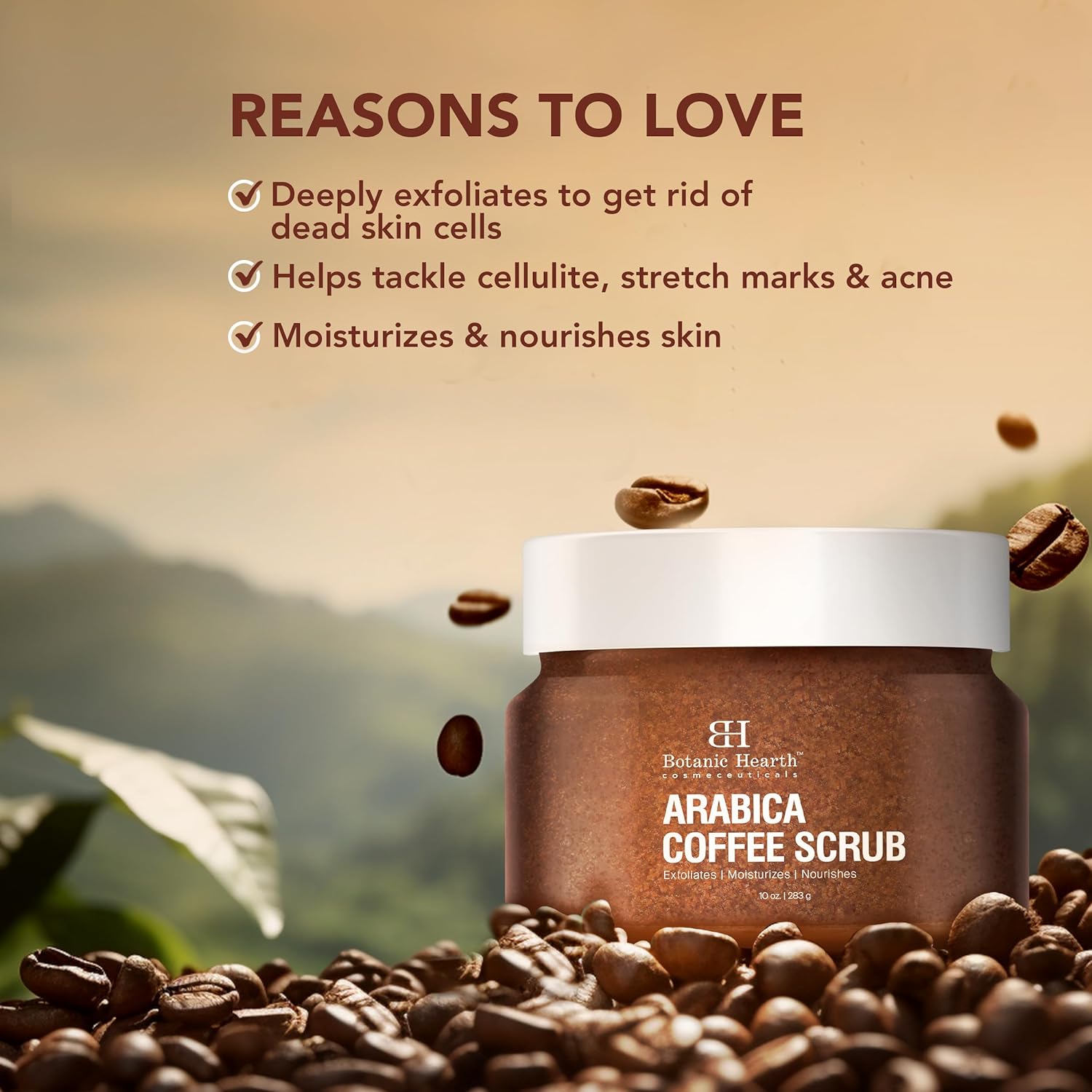 Botanic Hearth Arabica Coffee Body Scrub | Grocsy