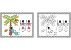 Scholars Hub Best Of Warli Art Paintings Book -Vol 1, Vol 2 (Set Of 2 Books) | 68 Pages | Grocsy