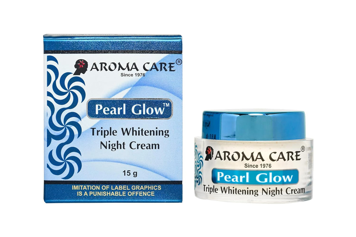 Aroma Care Pearl Glow Triple Whitening Night Cream | Grocsy