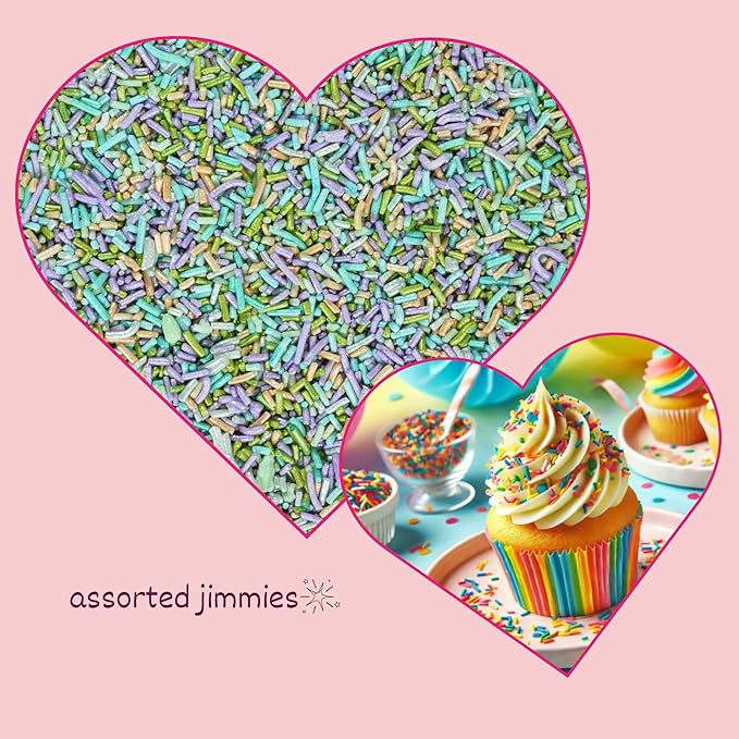 Confect Rainbow Sprinkles for Decoration 08 | Grocsy