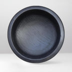 Craftsman India Online Deep Burned Uncoated Clay Pot for Cooking and serving Combo 1 & 2 Liter|Black | Grocsy