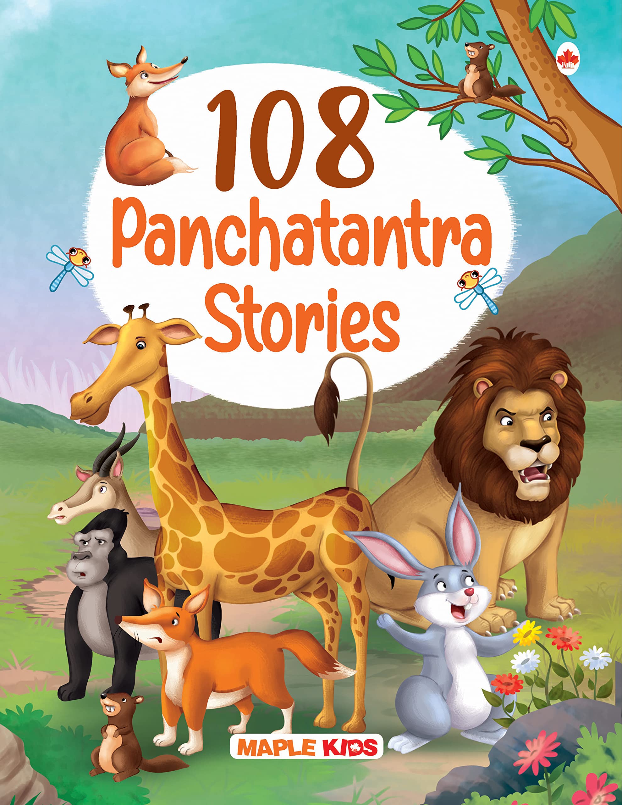 108 Panchatantra Stories (Illustrated) - Story Book For Kids - English Short Stories - Moral Stoy Book - Bedtime Stories - Age 3+ - Read Aloud To Infants, Toddlers | Grocsy