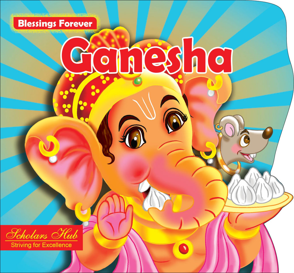 Blessings Forever- Lord Ganesha (Die-Cut Board Book) | Grocsy