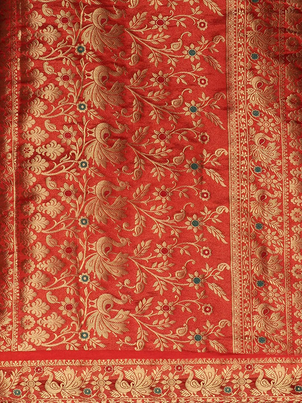 Mimosa Women's Kanchipuram Art Silk Saree With Blouse Piece | Grocsy