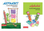 Scholars Hub Cursive Writing Book (Practice)- Alphabet Cursive Writing. (Capital) & Alphabet Cursive Writing. (Small) (Set Of 2 Books) ( Ages 3-6) | 112 Pages | Grocsy