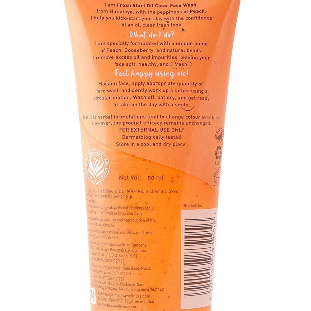Himalaya - Fresh Start Oil Clear Peach Face Wash | Grocsy