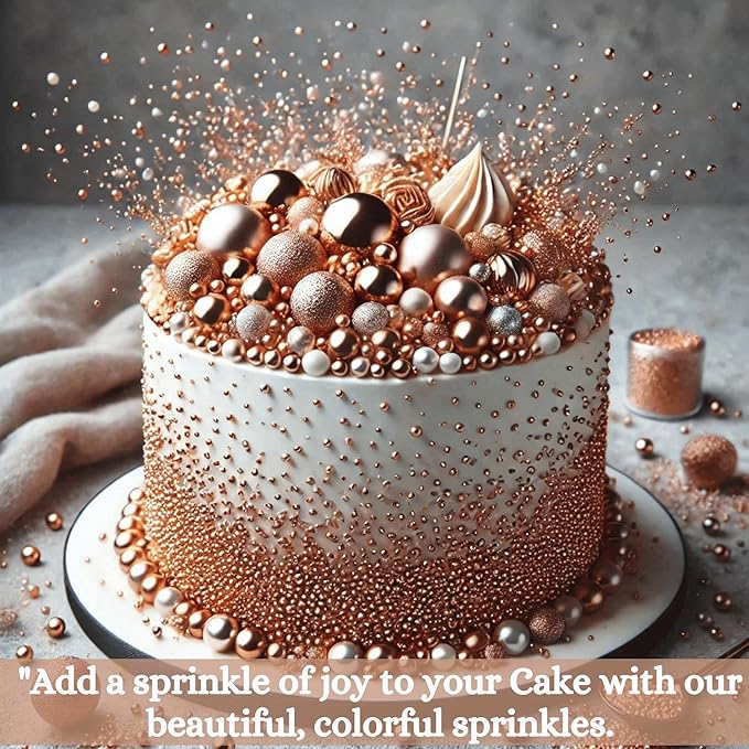 Confect Bronze | Sprinkles Bottle for Decoration Bottle | Grocsy