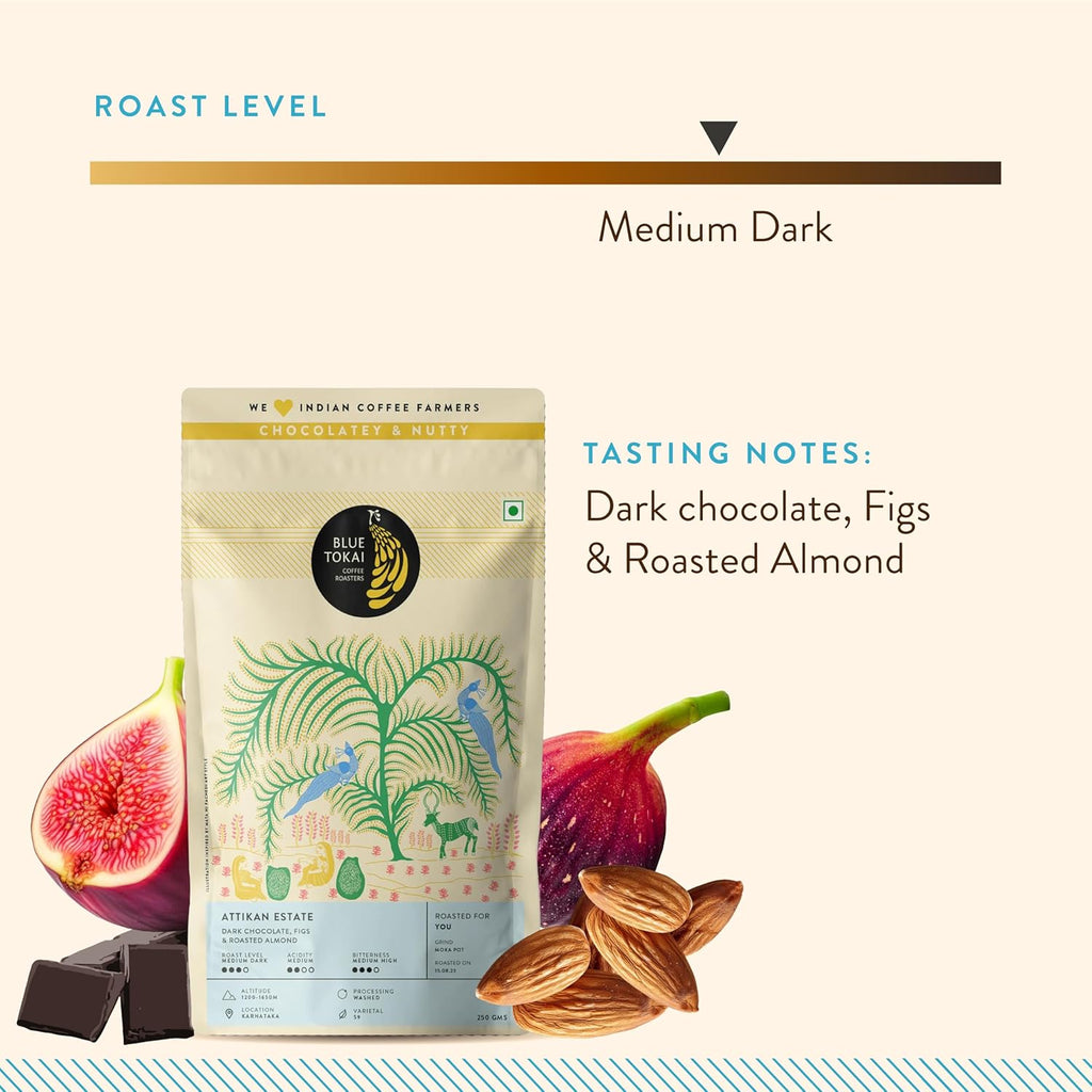 Blue Tokai Coffee Roasters Attikan Estate | Grocsy