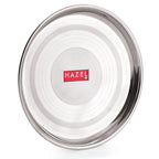 HAZEL Stainless Steel Plate Set for Dinner Launch, Set of 2, 28.5 cm, Medium | Grocsy