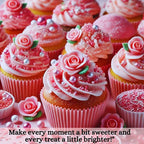 Confect Rose Pink | Sprinkles Bottle for Decoration Bottle | Grocsy
