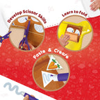 Imagimake My First Craft Kit | 25 Craft Activities in Scissor Skills Activity Book | Toddler Arts and Crafts for Kids Ages 3,4,5,6 | Toddler Girls Toys | Perfect Gifts for 3 Year Old Girl and Boy | Grocsy