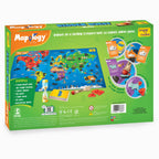 Imagimake Mapology Hidden Quest World Map Board Game | Magical Swipe & Reveal | Educational Toys for Ages 5-7 & 8-12 | Boys & Girls Toys Age 6-8 | Gifts for 10-Year-Old Boys | Grocsy