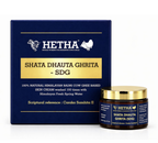 Hetha Shata Dhauta Ghrita Skin Cream - 100 times washed, Himalayan Ghee based Natural Skin Cream | Grocsy